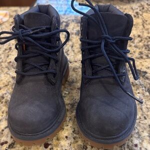 Timberland Kids Dark Blue Boots